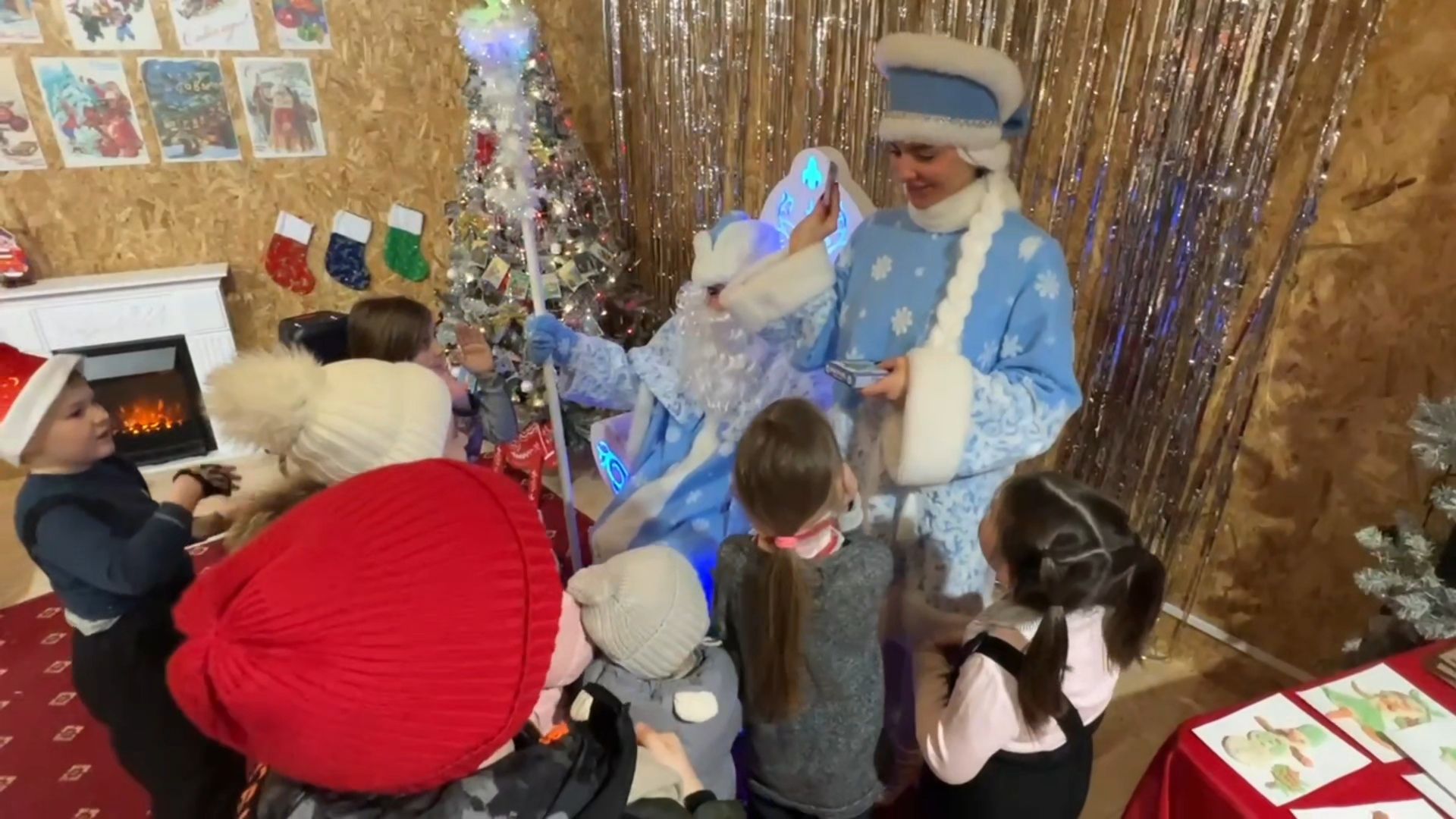 Зарайск, Зима в Подмосковье, Зарайский парк культуры и отдыха, Резиденция Деда Мороза в Зарайске,