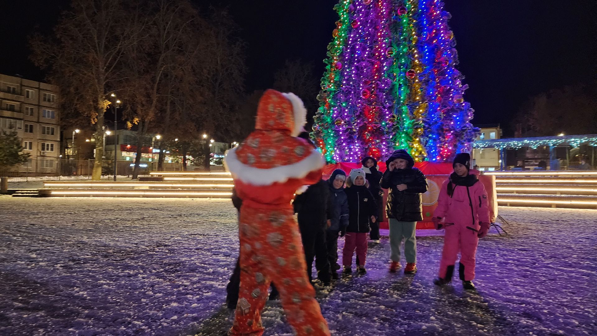 Зарайск, Зима в Подмосковье, Зарайский парк культуры и отдыха, Резиденция Деда Мороза в Зарайске,