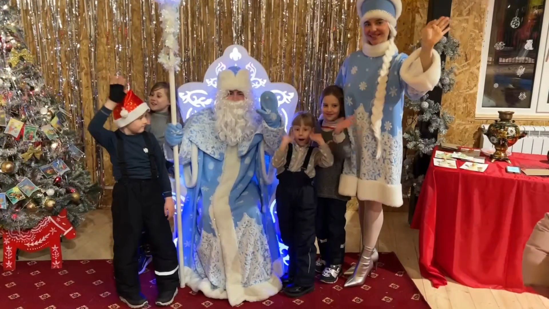 Зарайск, Зима в Подмосковье, Зарайский парк культуры и отдыха, Резиденция Деда Мороза в Зарайске,