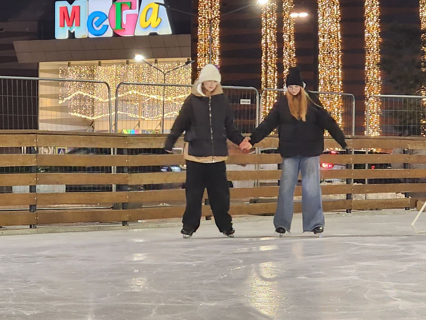 каток, коньки, спорт, новый год,