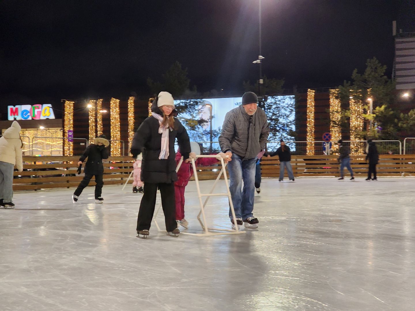 каток, коньки, спорт, новый год,