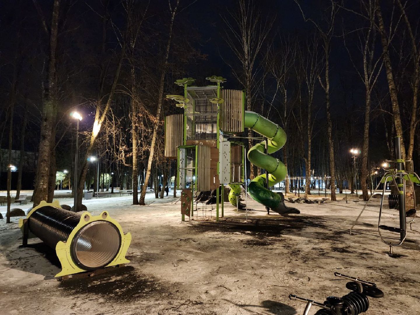 солнечногорск, набережная, зима, каток,