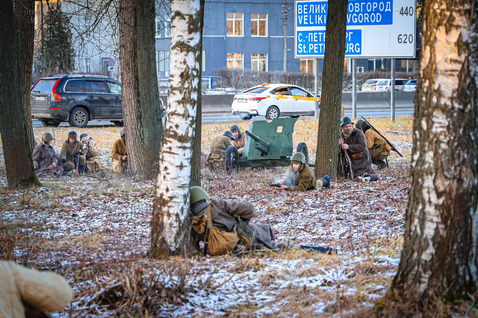 клин, общество, военная реконструкция, история, день освобождения от немецко-фашистских захватчик, культура,