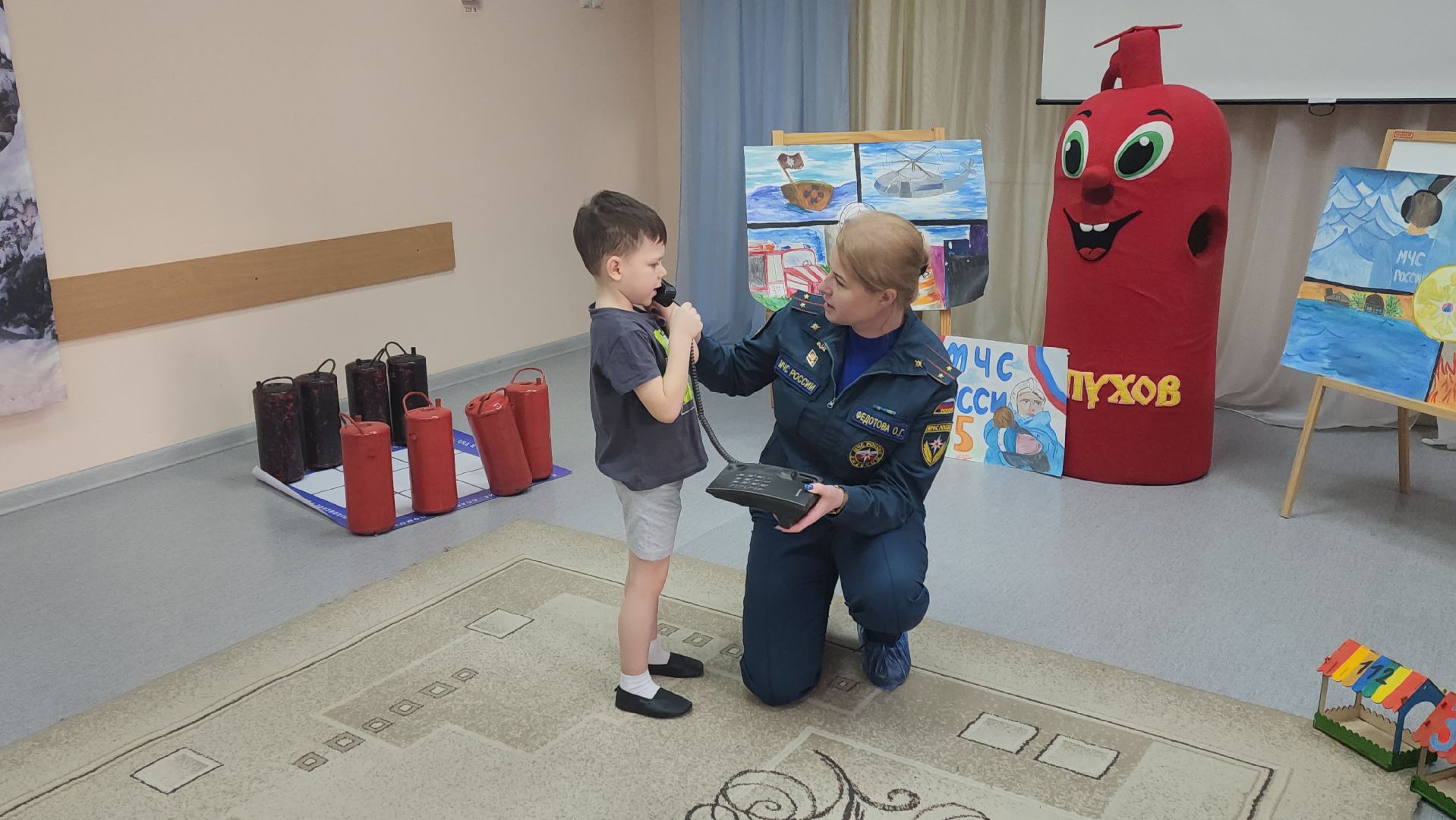 серпухов, детский сад пчелка, улица советская, серпуховские спасатели,