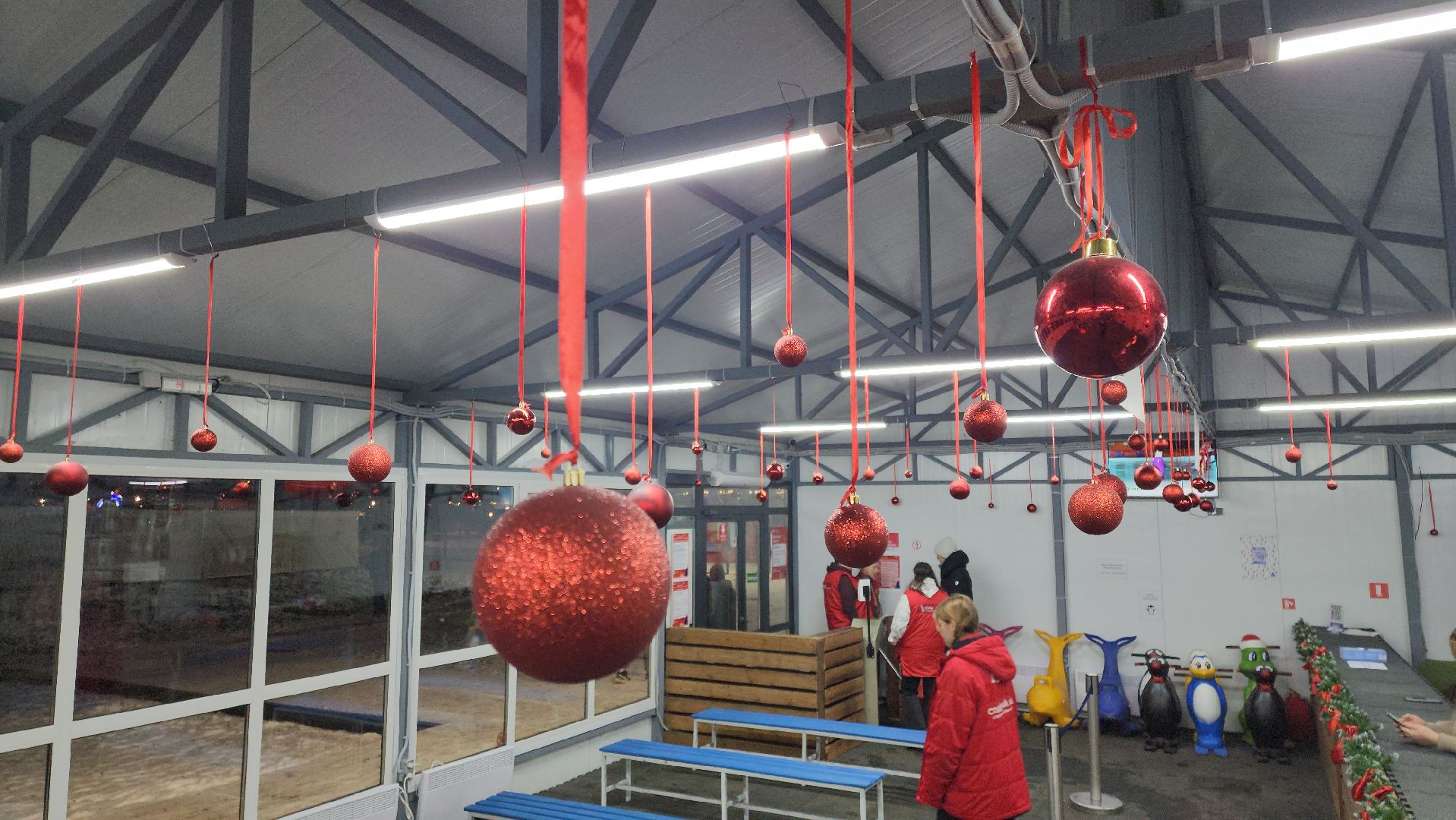 ступино, парк имени островского, каток, коньки, прокат,