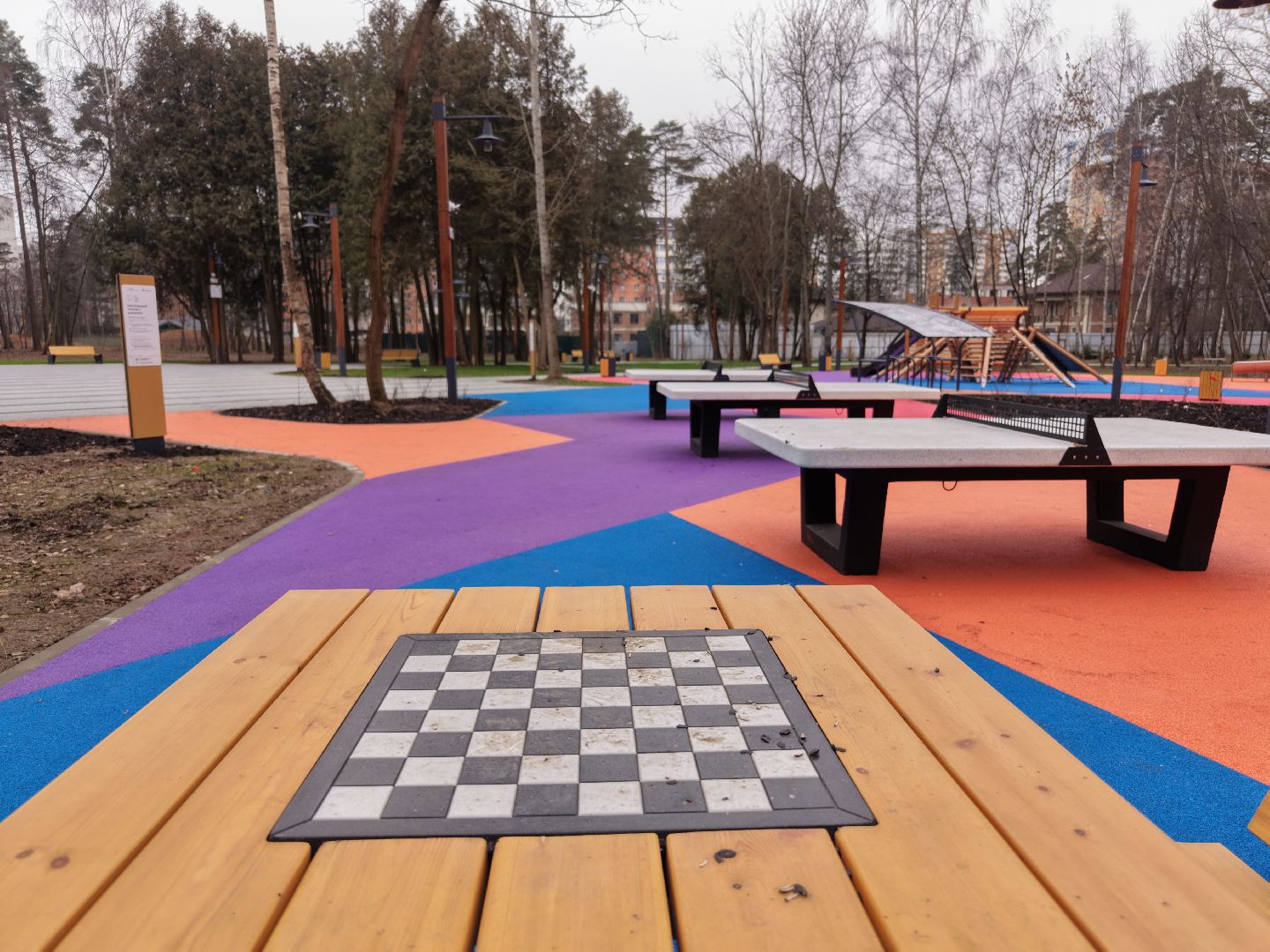 видео с коптера, парк Папанинская дача , парк в королеве,