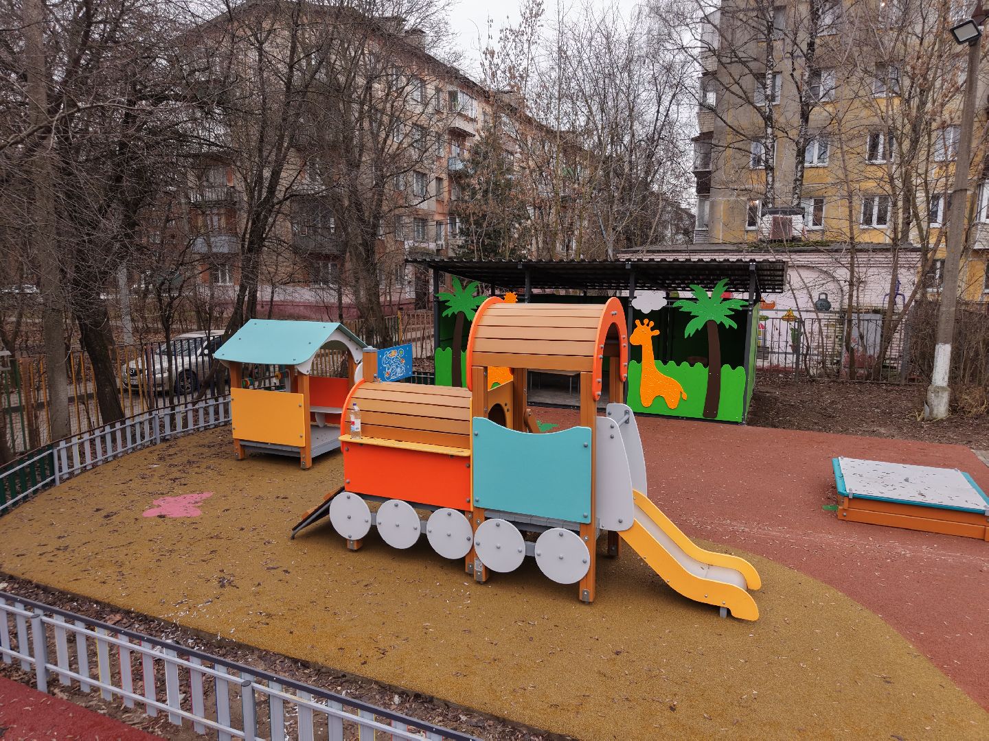 видео с коптера, детский сад 5 в королеве,