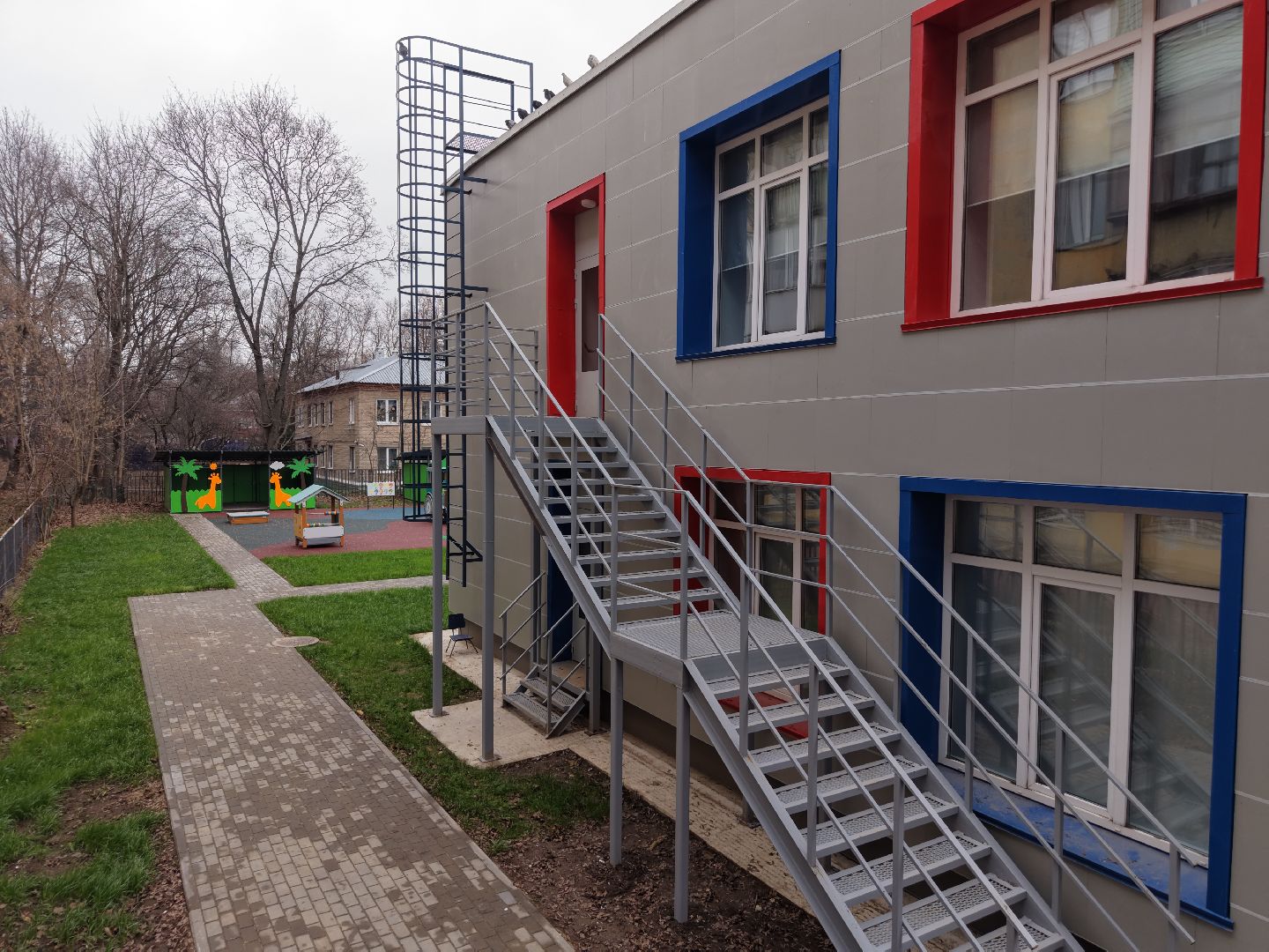 видео с коптера, детский сад 5 в королеве,