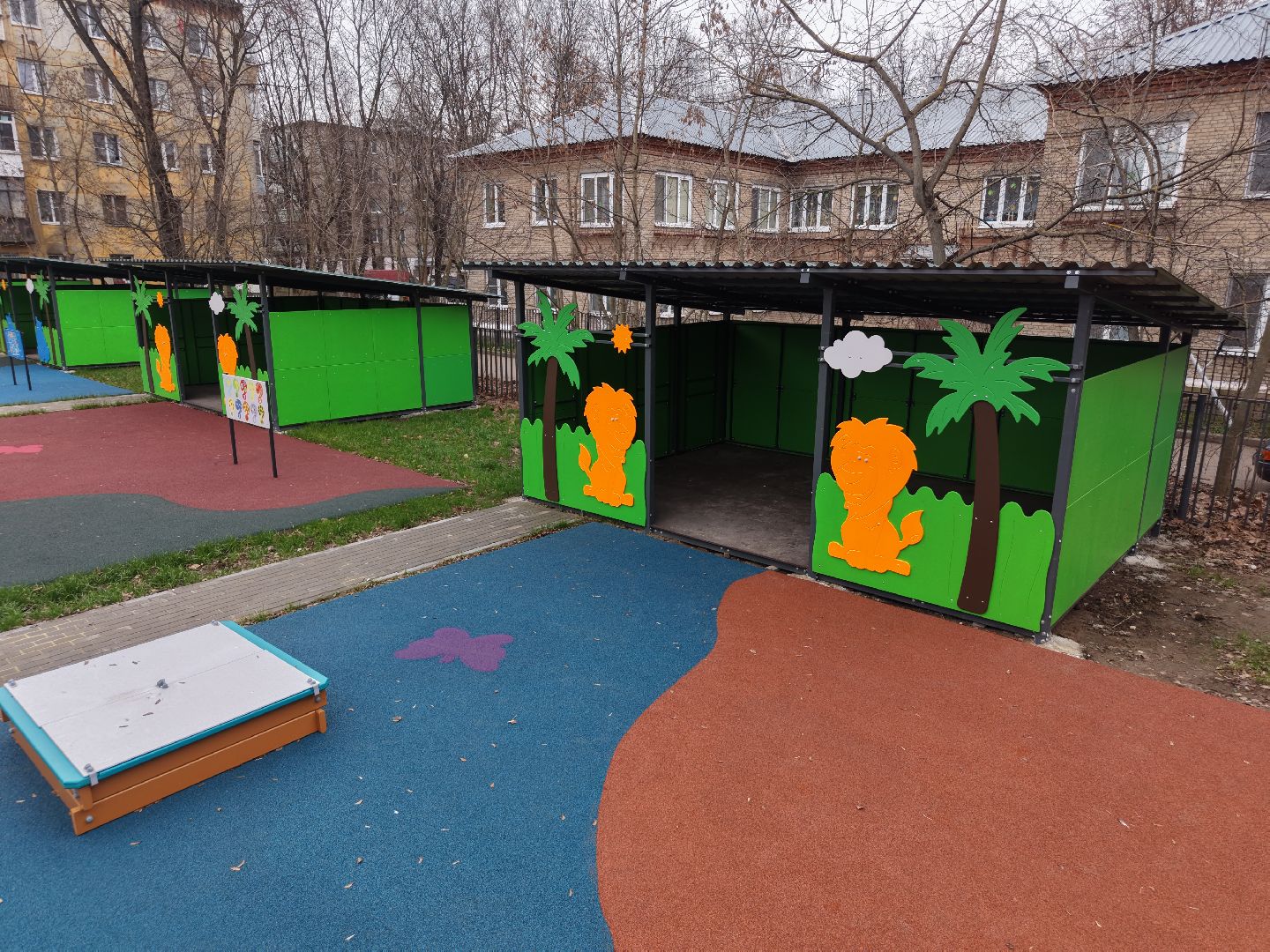 видео с коптера, детский сад 5 в королеве,