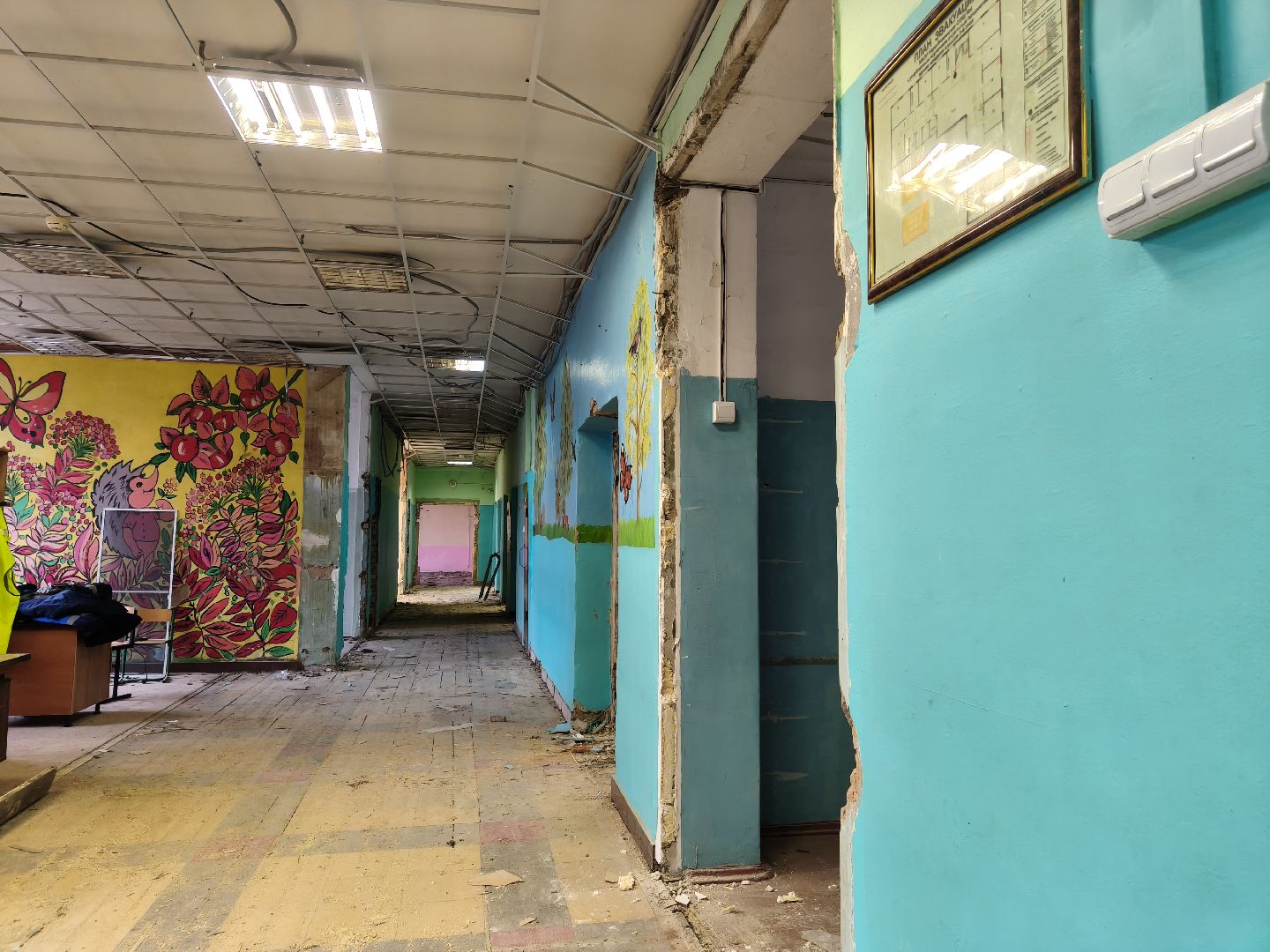 капитальный ремонт школы, наро-фоминск, демонтажные работы,