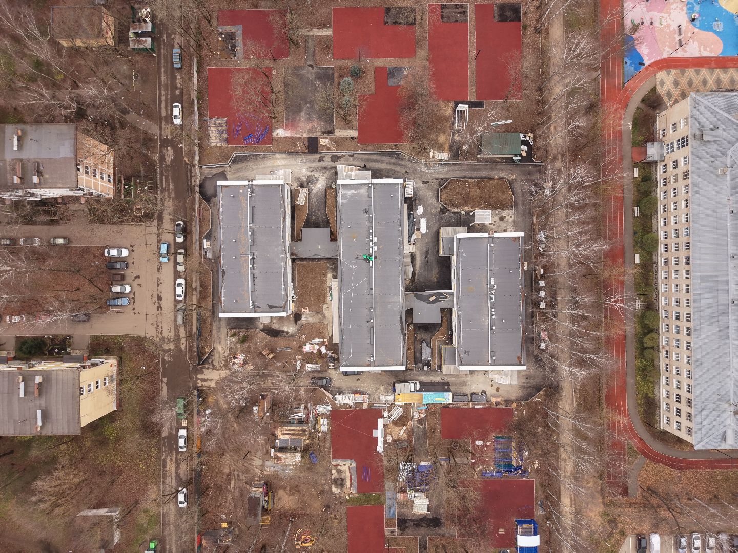 видео с коптера, детский сад при лицее  4 в королеве,