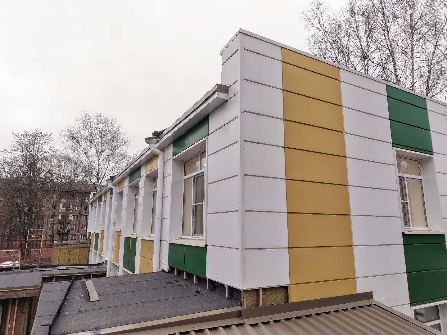 видео с коптера, детский сад при лицее  4 в королеве,