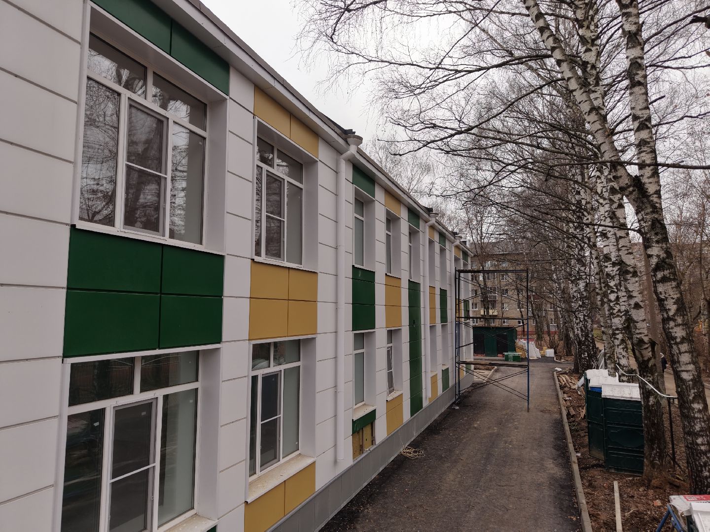 видео с коптера, детский сад при лицее  4 в королеве,