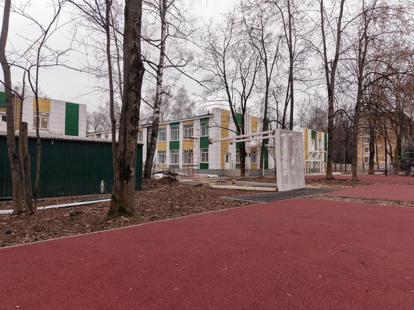 видео с коптера, детский сад при лицее  4 в королеве,