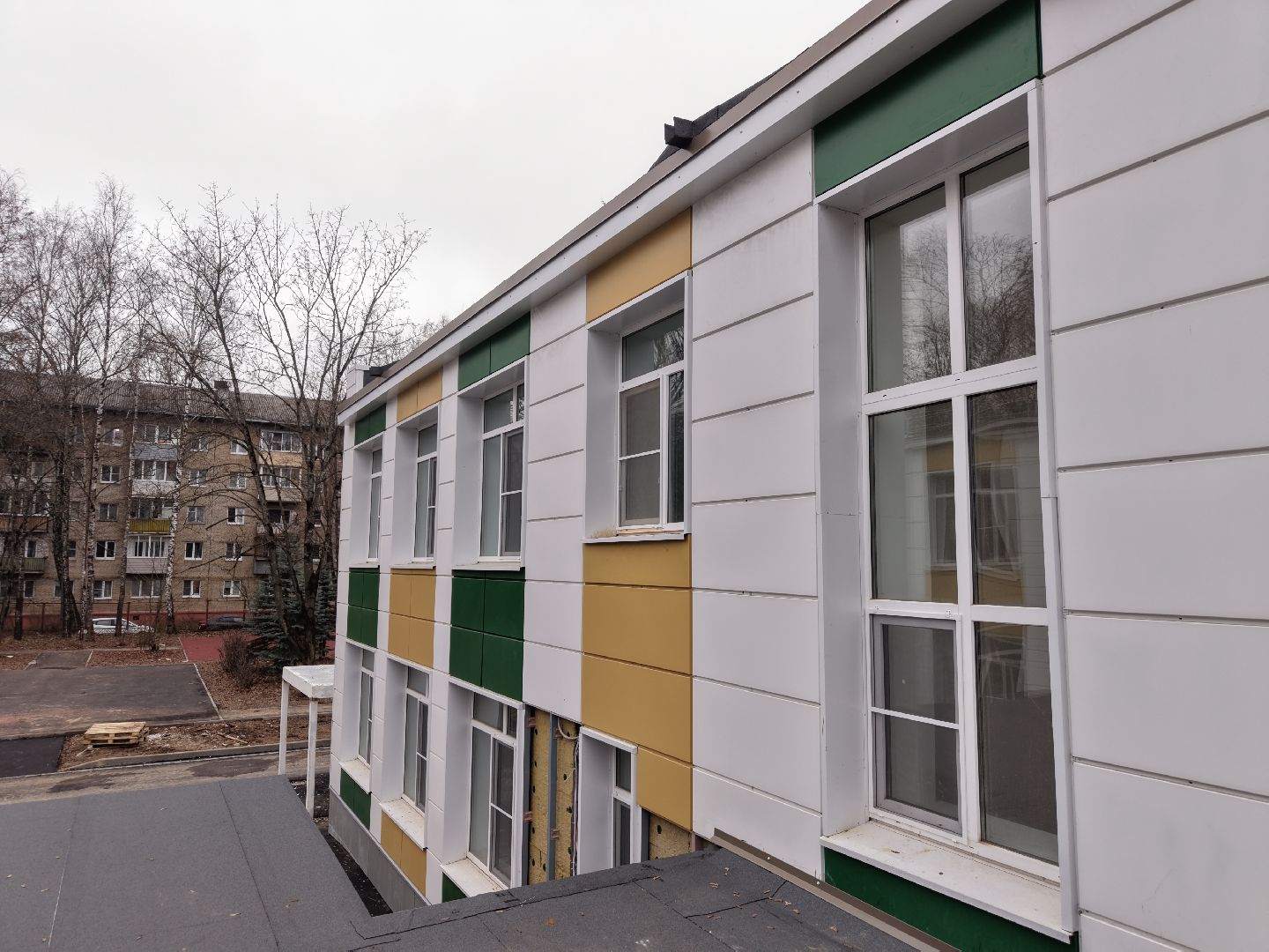 видео с коптера, детский сад при лицее  4 в королеве,