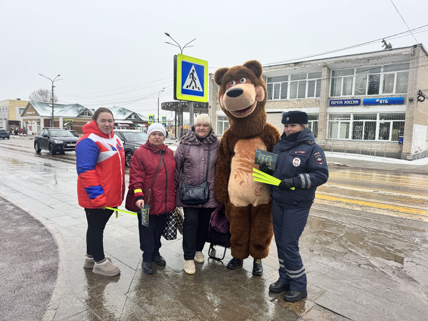 шаховская, акция, пешеходные зоны и дорожки, госавтоинспекторы,