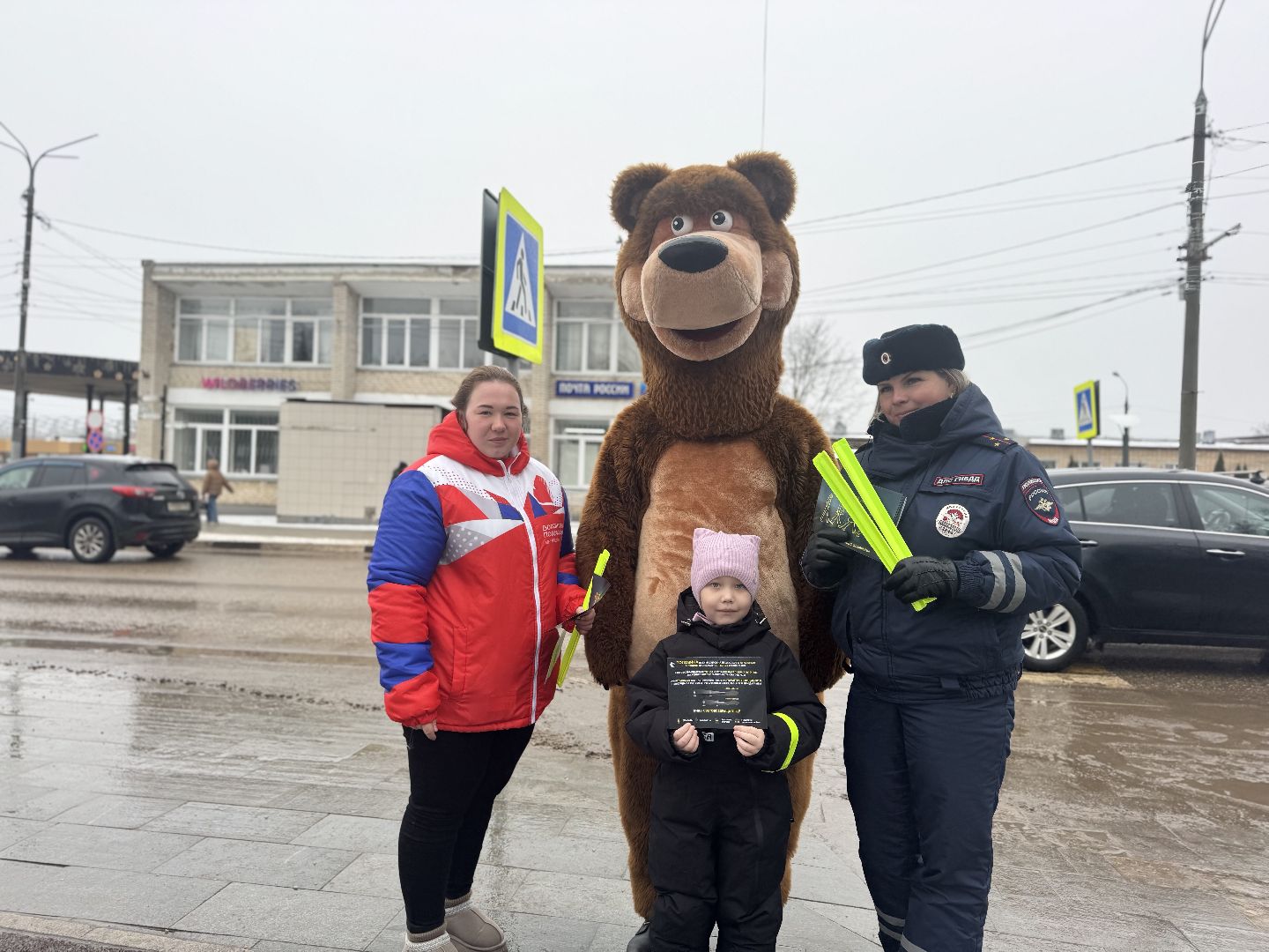 шаховская, акция, пешеходные зоны и дорожки, госавтоинспекторы,