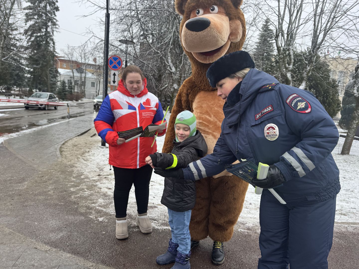 шаховская, акция, пешеходные зоны и дорожки, госавтоинспекторы,