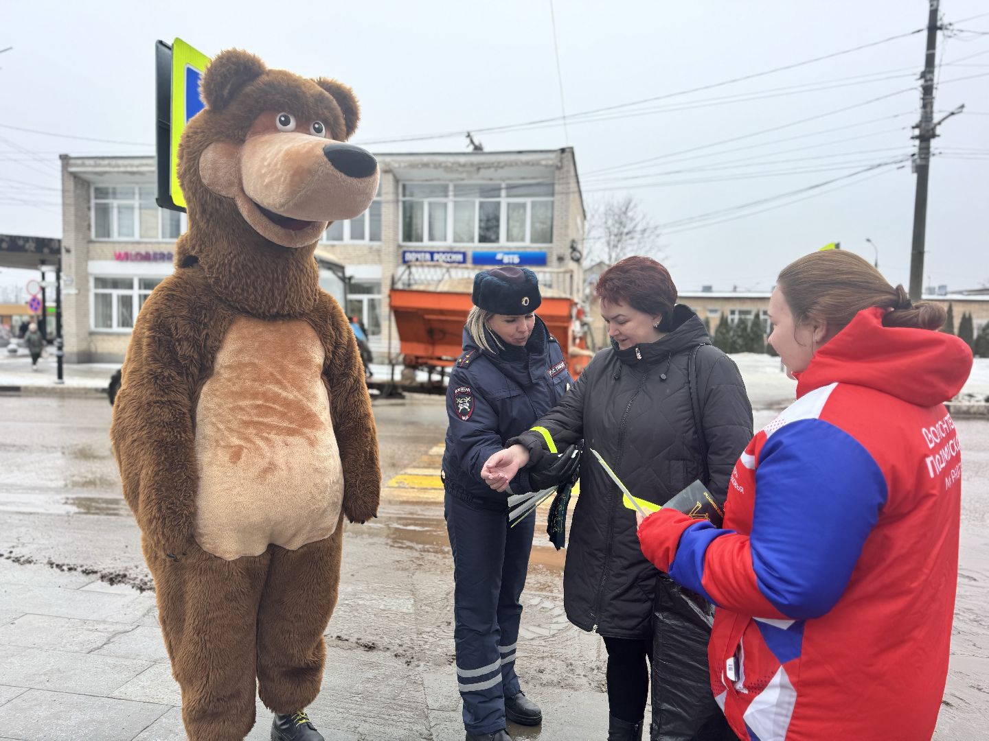 шаховская, акция, пешеходные зоны и дорожки, госавтоинспекторы,