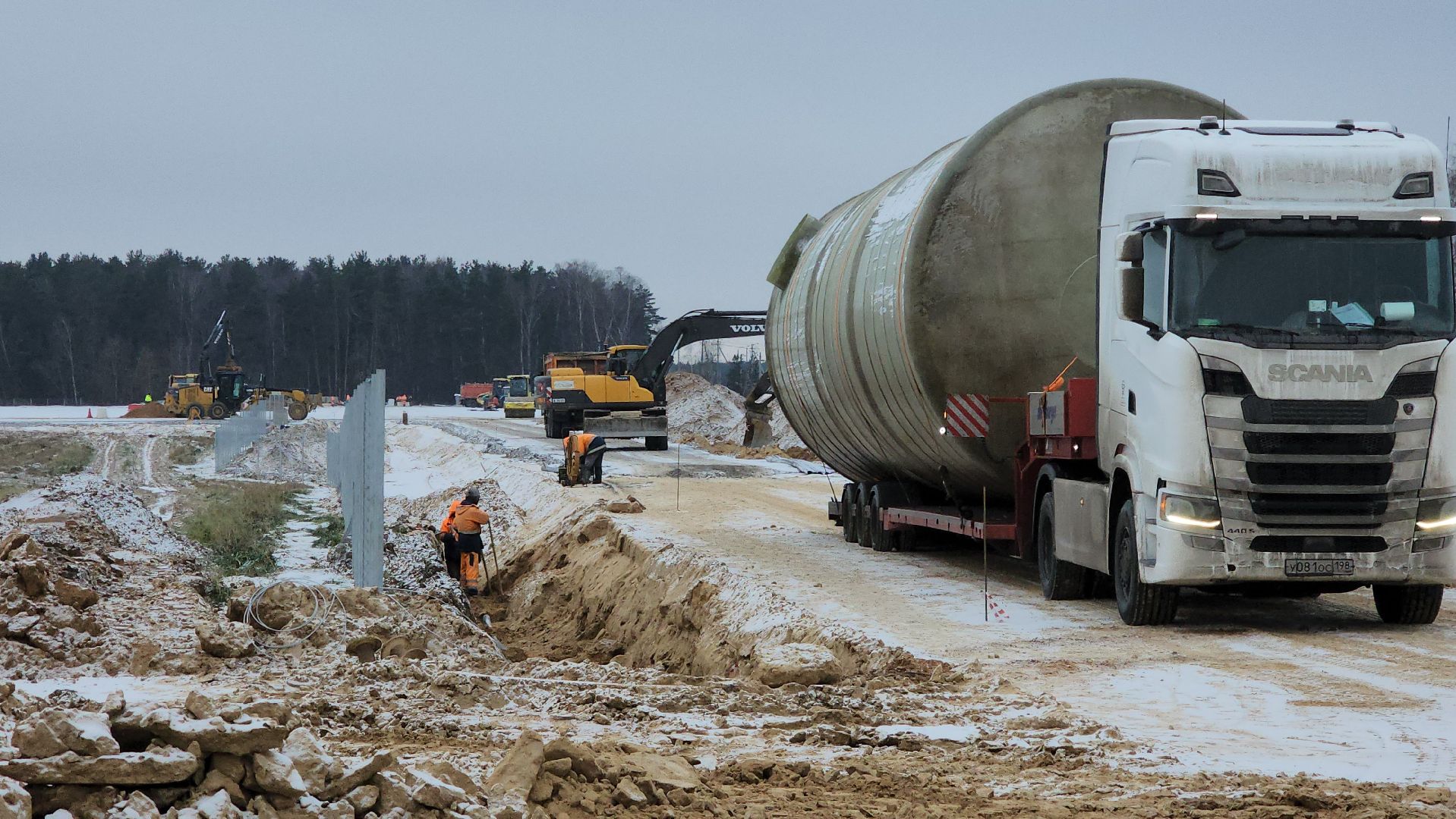 серпухов, парковка в деревне калиново, строительство парковки в серпухове,