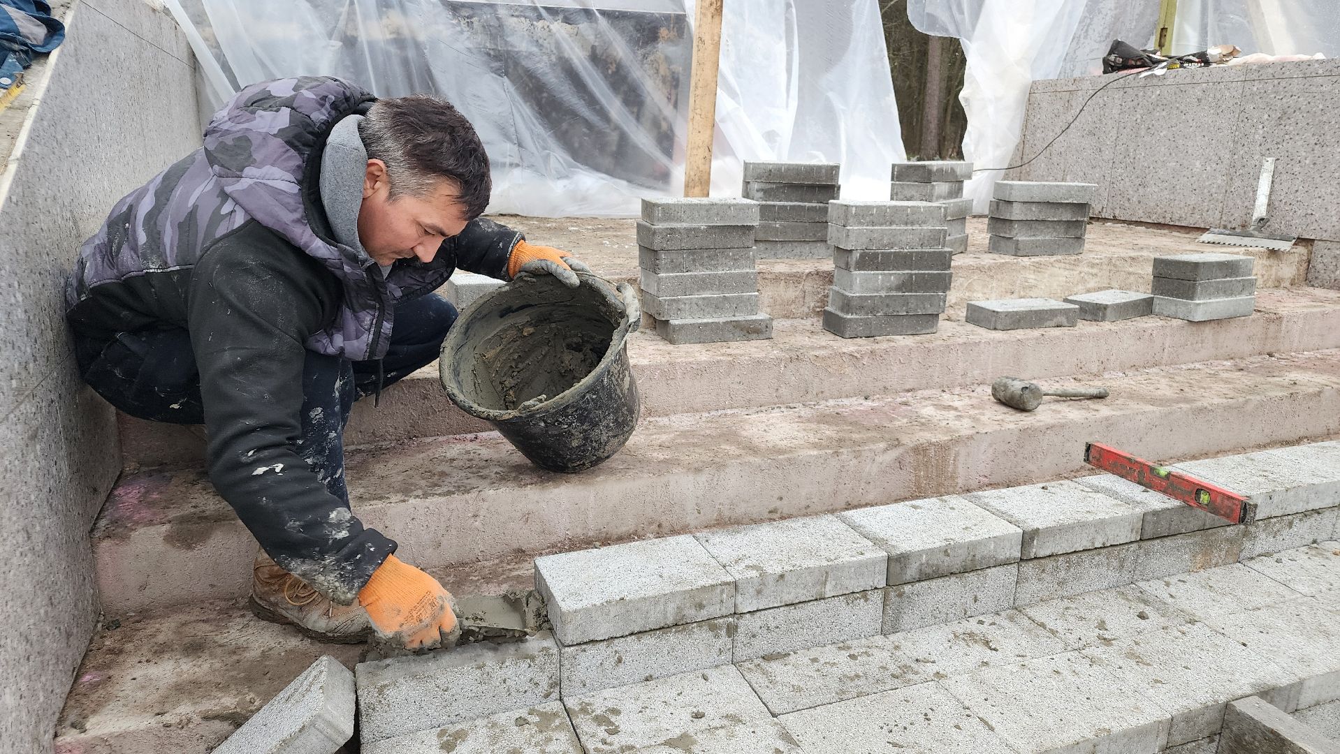 новая лестница в протвино, благоустройство, протвино ,