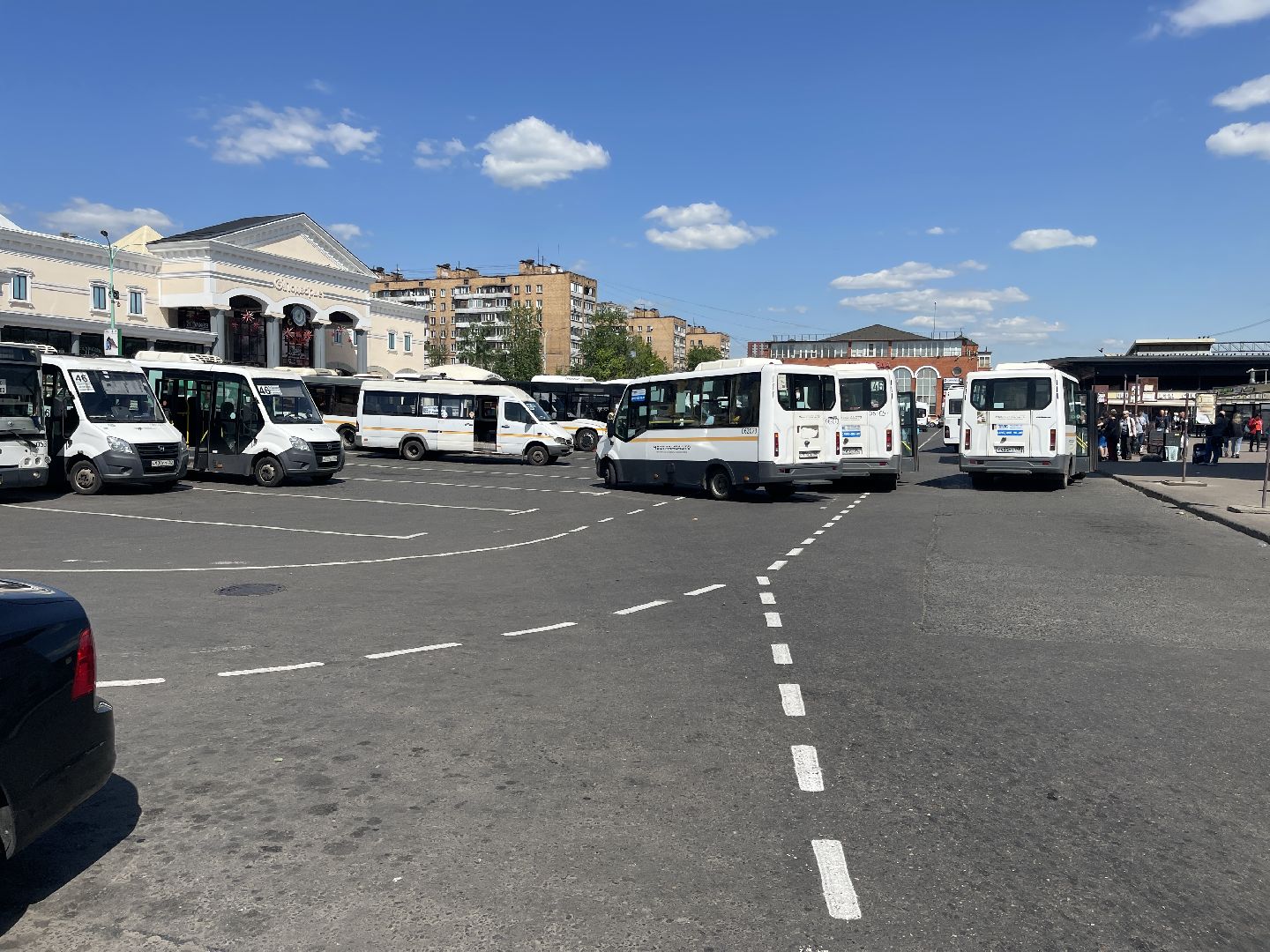 Одинцово, благоустройство, разметка, автобусы,