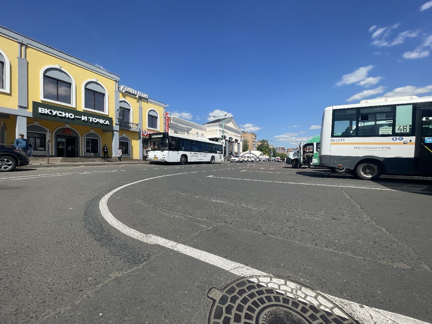 Одинцово, благоустройство, разметка, автобусы,