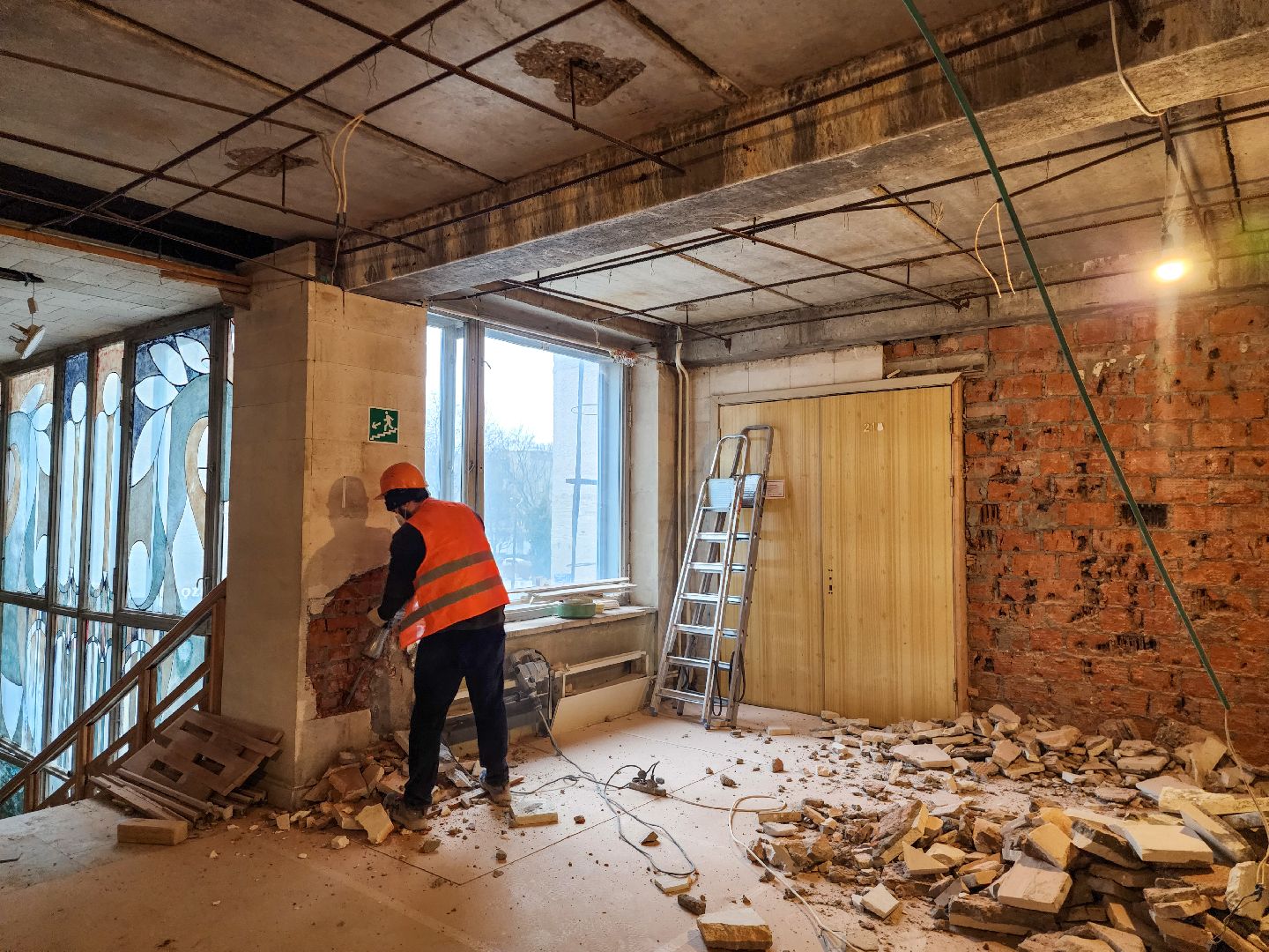 Подольск, Детская музыкальная школа, Климовск, Капремонт, Демонтаж,