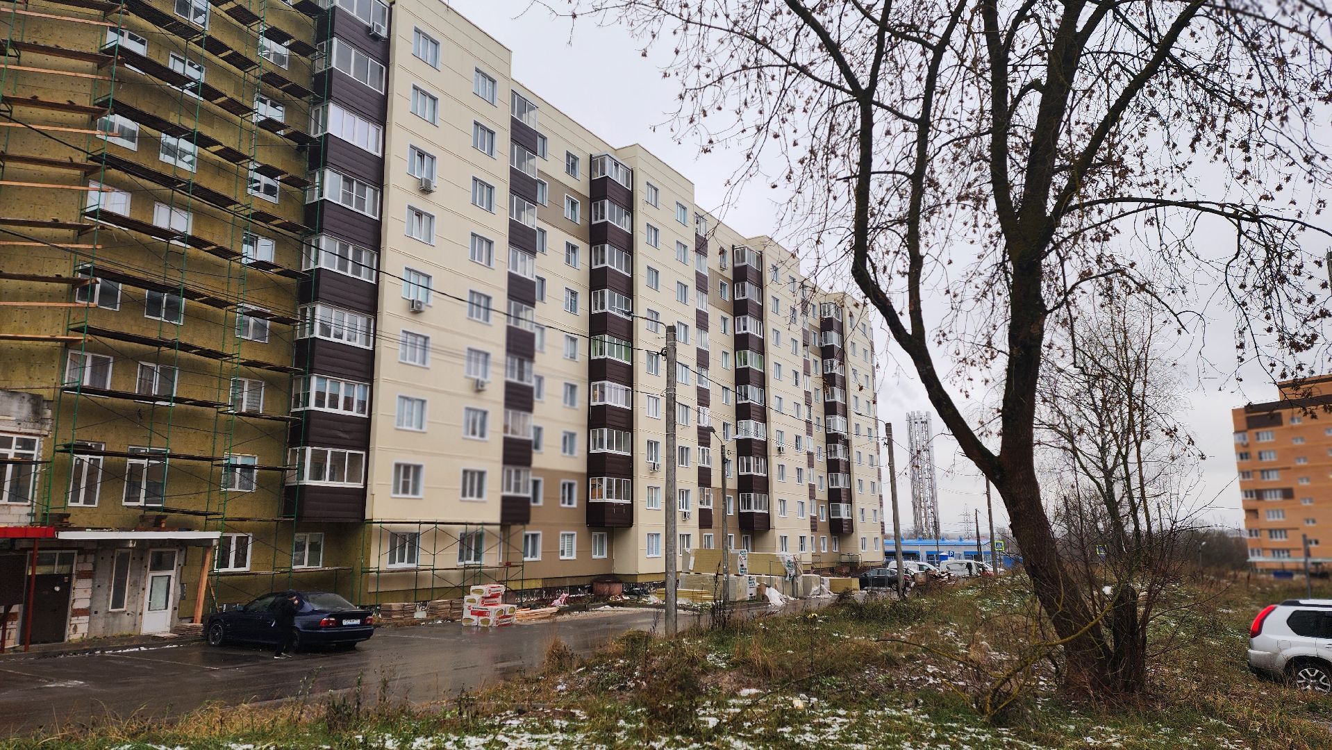 клин, майданово, ремонт фасада, утепление фасада,