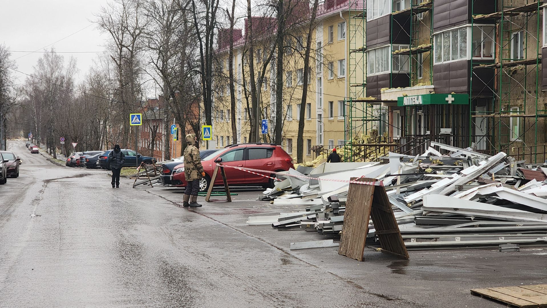 клин, майданово, ремонт фасада, утепление фасада,