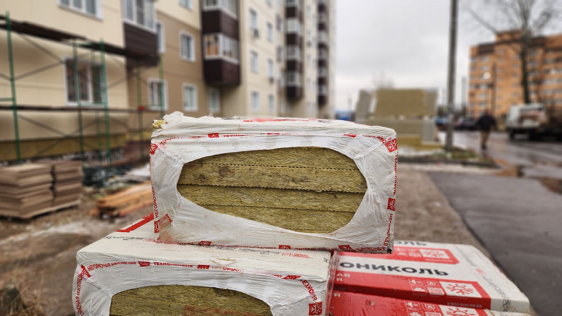 клин, майданово, ремонт фасада, утепление фасада,