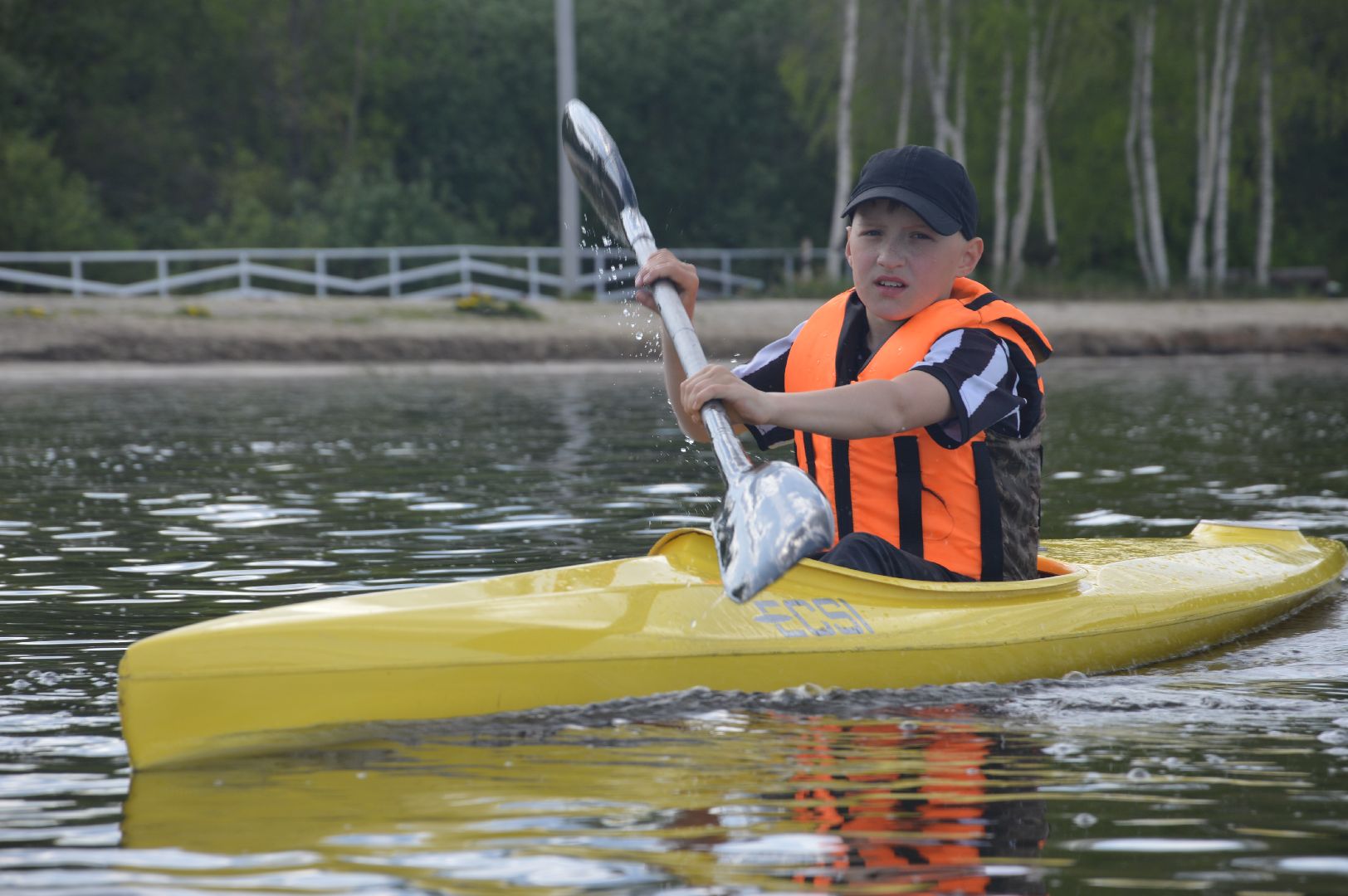 Шатура, Новый пирс, секция байдарок и каноэ.