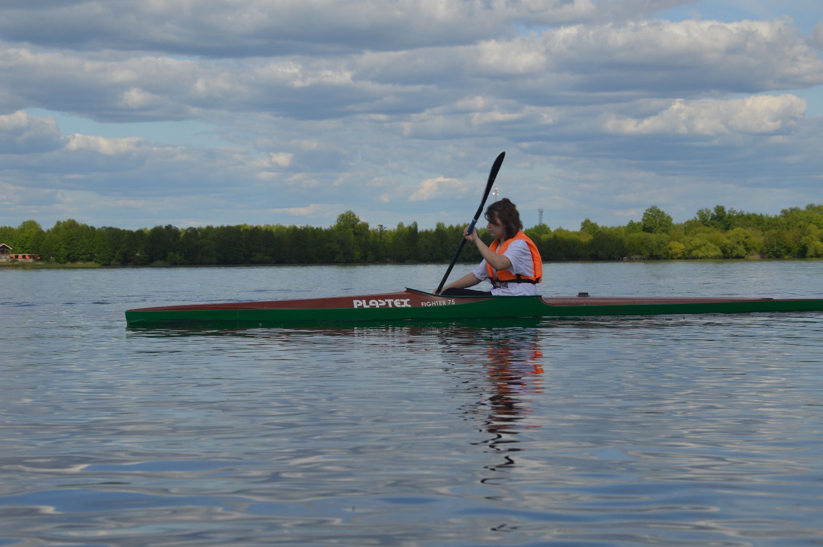 Шатура, Новый пирс, секция байдарок и каноэ.