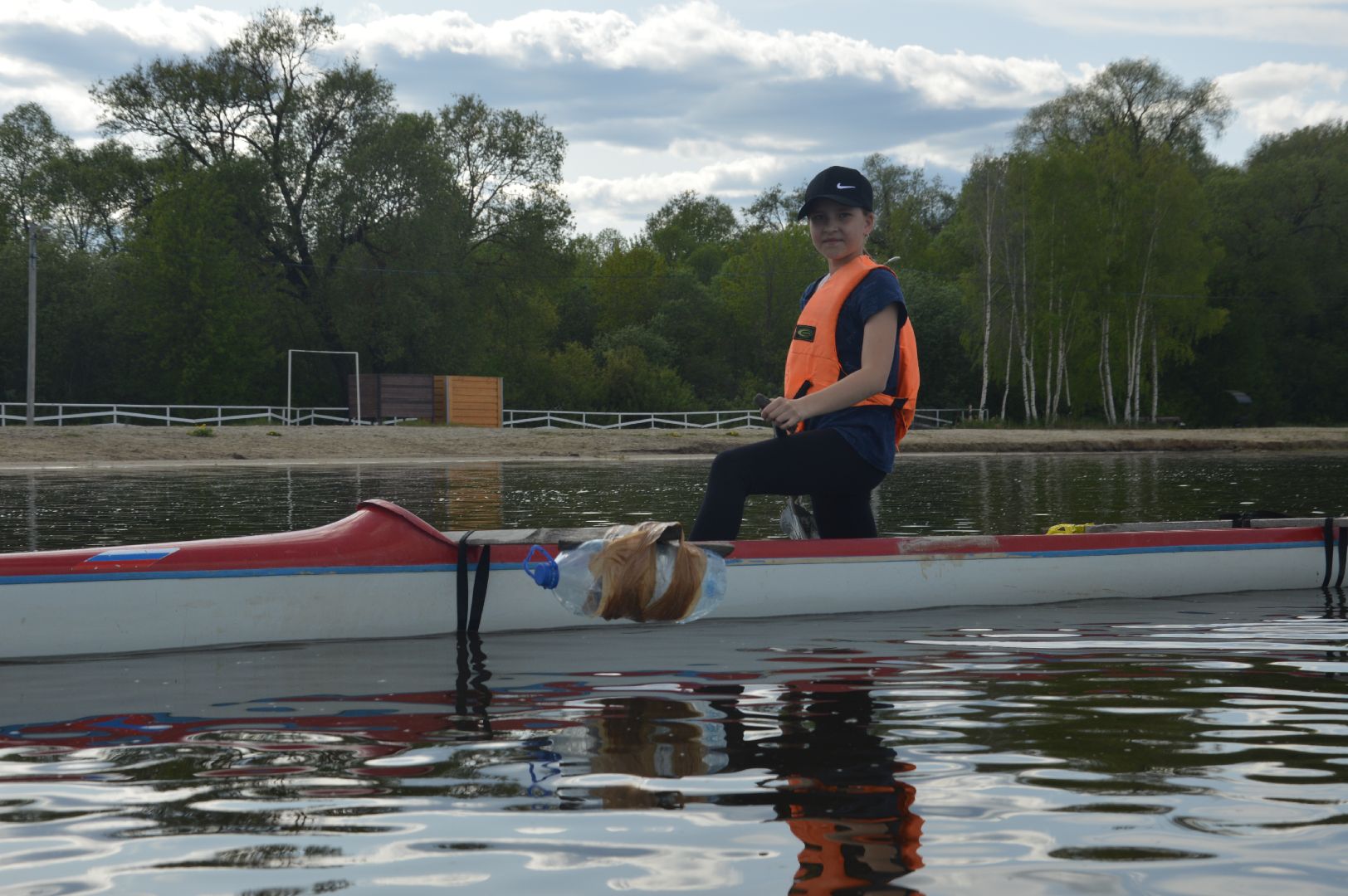 Шатура, Новый пирс, секция байдарок и каноэ.