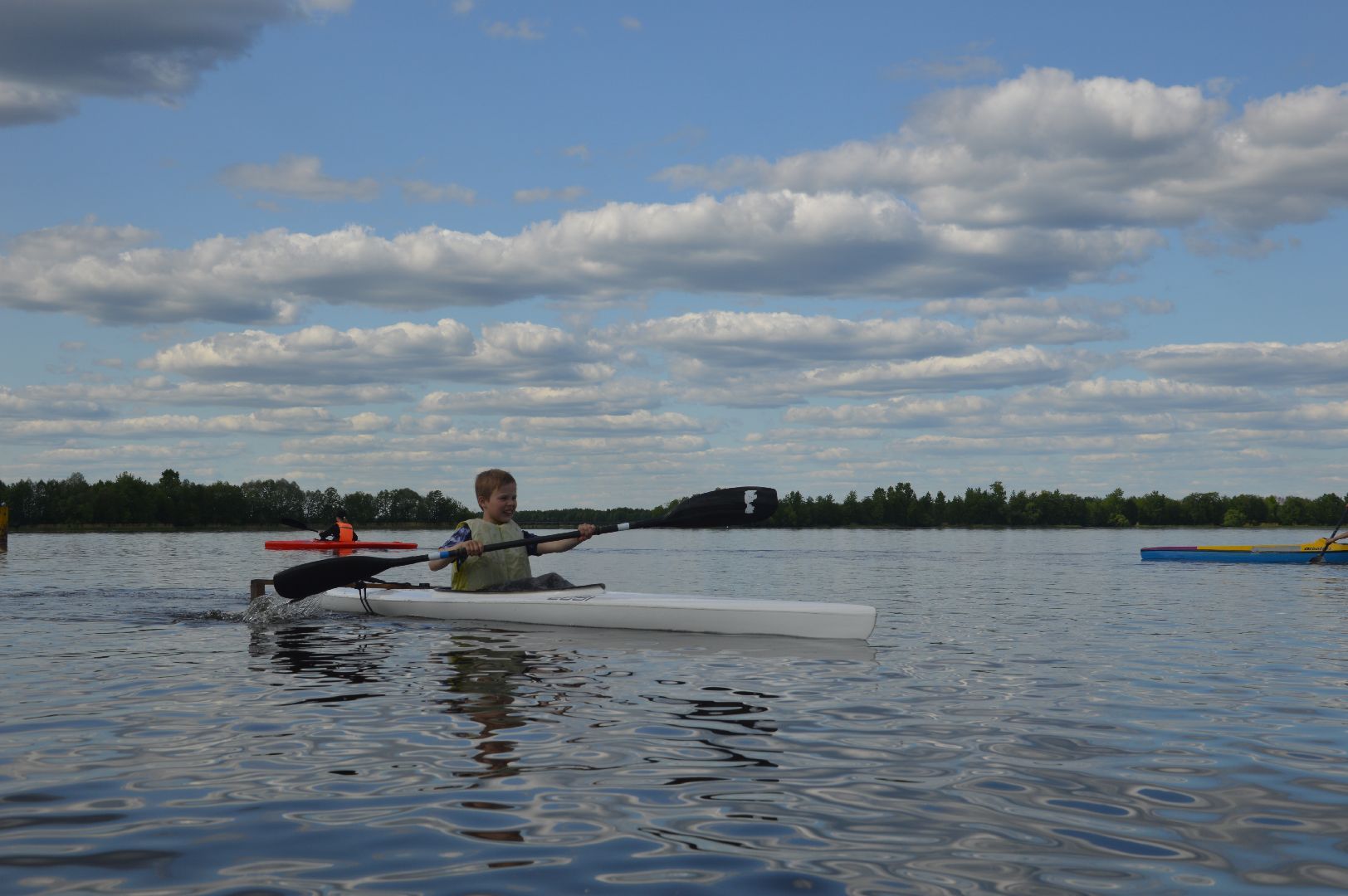 Шатура, Новый пирс, секция байдарок и каноэ.