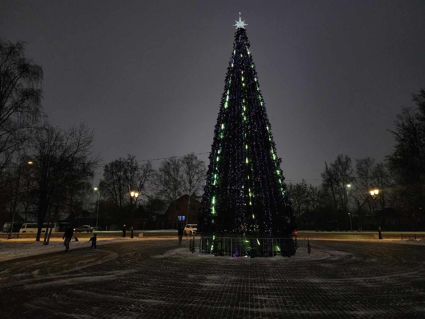 новый год, украшение города, праздничные украшения, старая купавна, богородский городской округ,