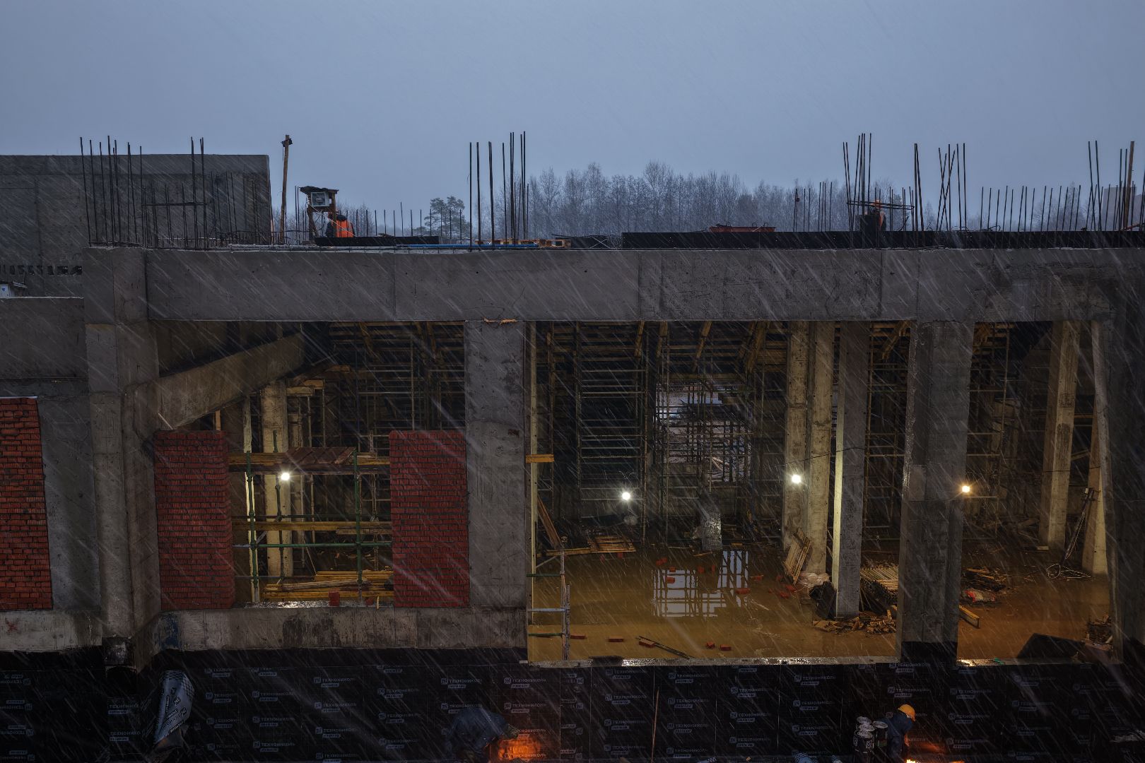 видео с коптера, стадион русич,