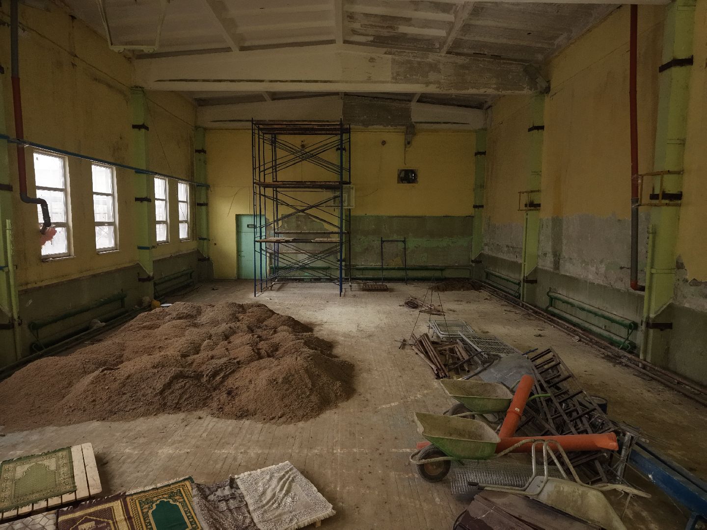 видео с коптера, школа 20 орехово-зуево, капремонт школы 20,