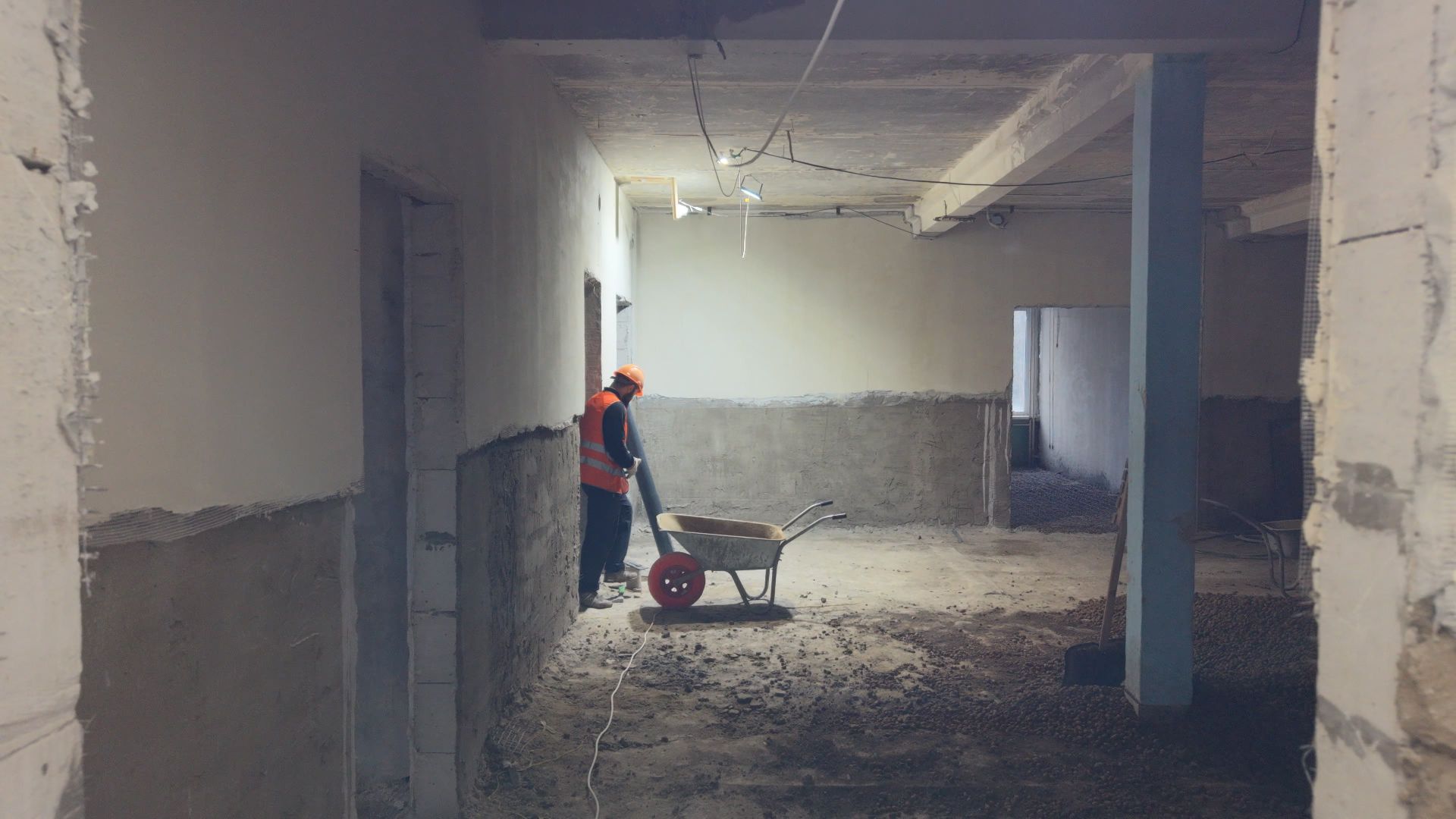 видео с коптера, школа 20 орехово-зуево, капремонт школы 20,