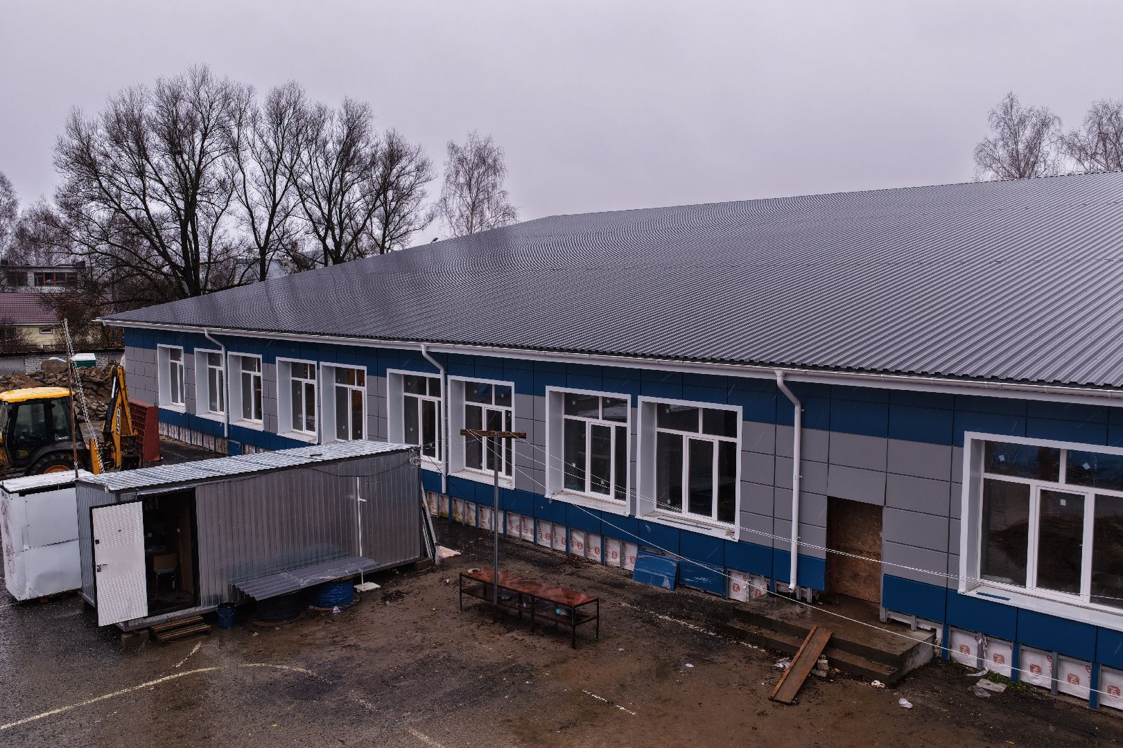 видео с коптера, техникум в орехово-зуево,