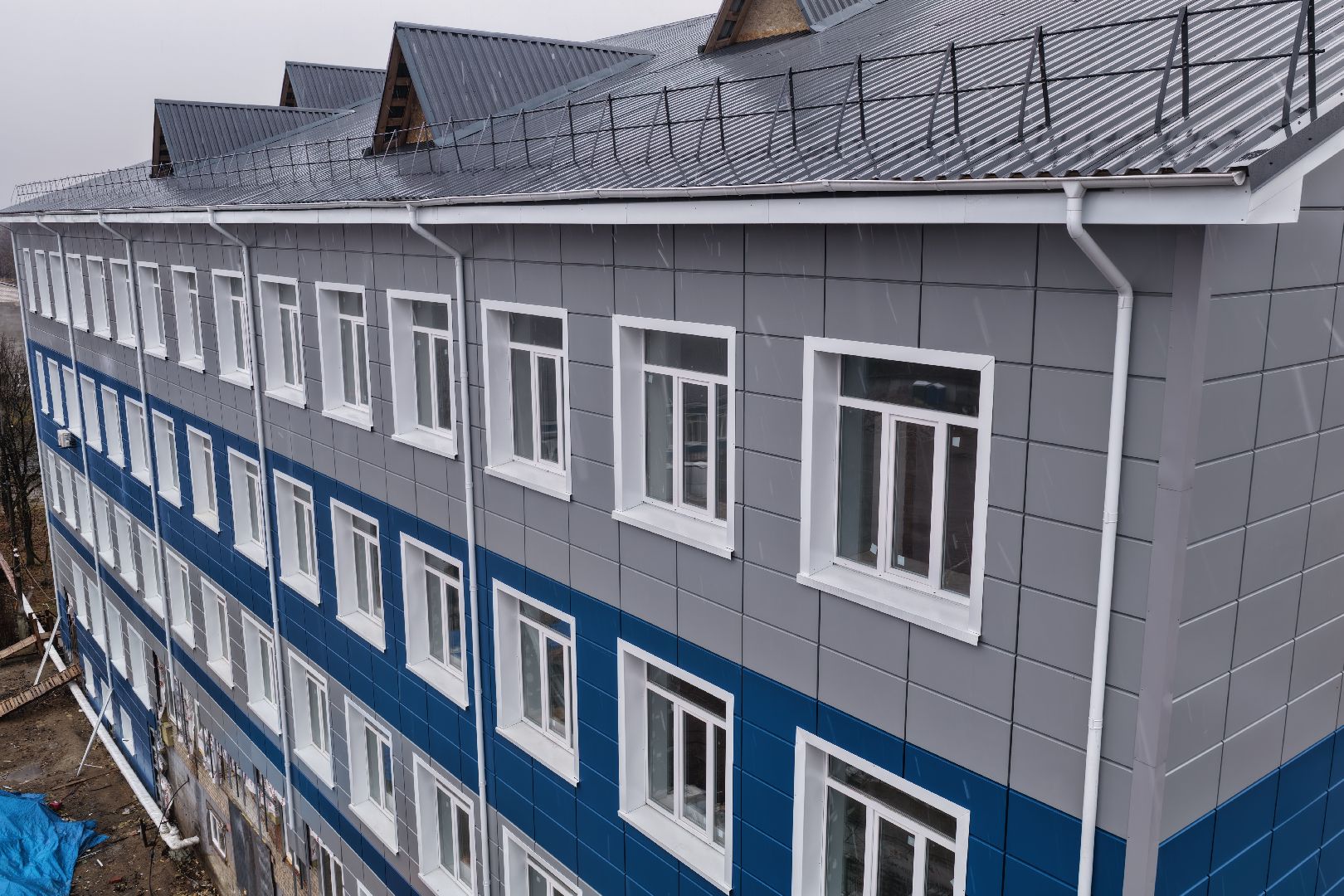 видео с коптера, техникум в орехово-зуево,