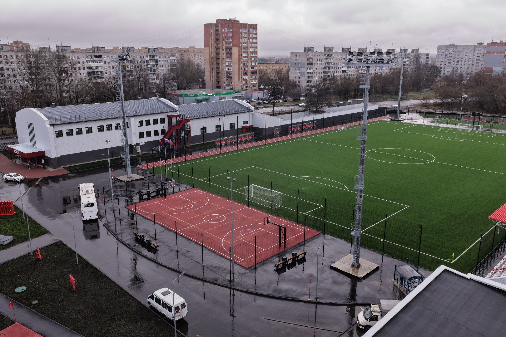 видео с коптера, стадион торпедо,