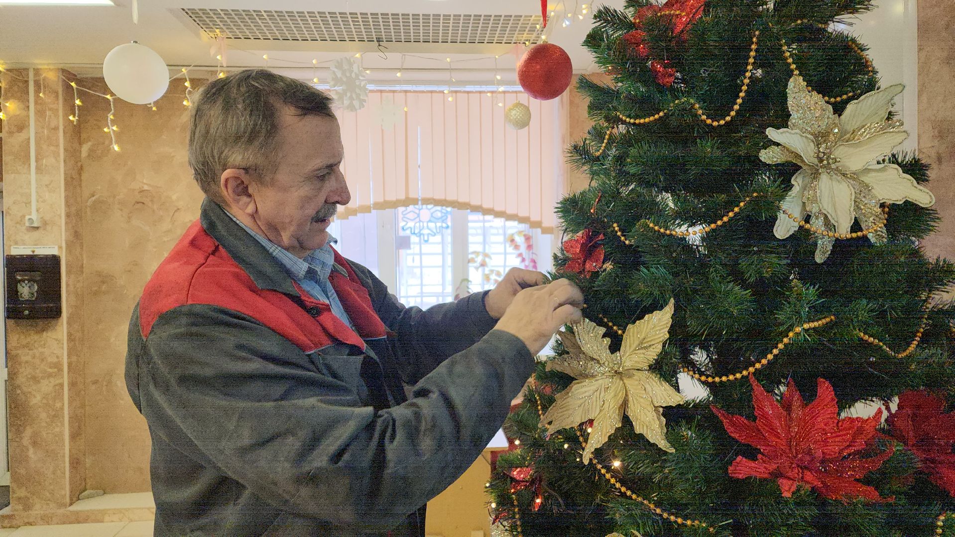красноармейск, городской округ пушкинский, медсанчасть 154, новогоднее украшение,