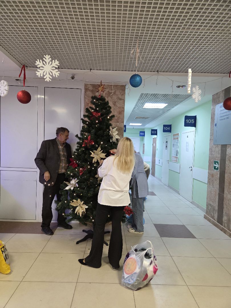красноармейск, городской округ пушкинский, медсанчасть 154, новогоднее украшение,