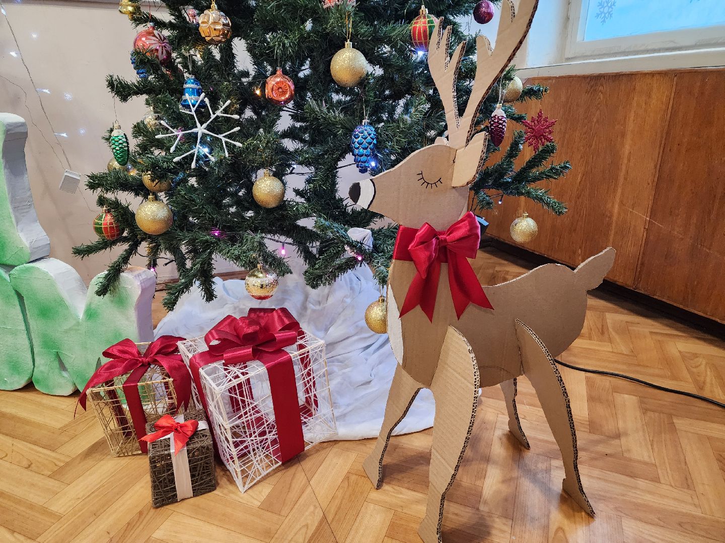 красноармейск, городской округ пушкинский, медсанчасть 154, новогоднее украшение,