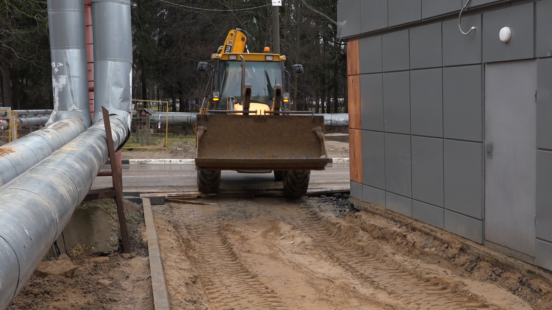 благоустройство территории, власиха благоустройство, новый бтп, власиха заозерный, блочно-модульный тепловой пункт,
