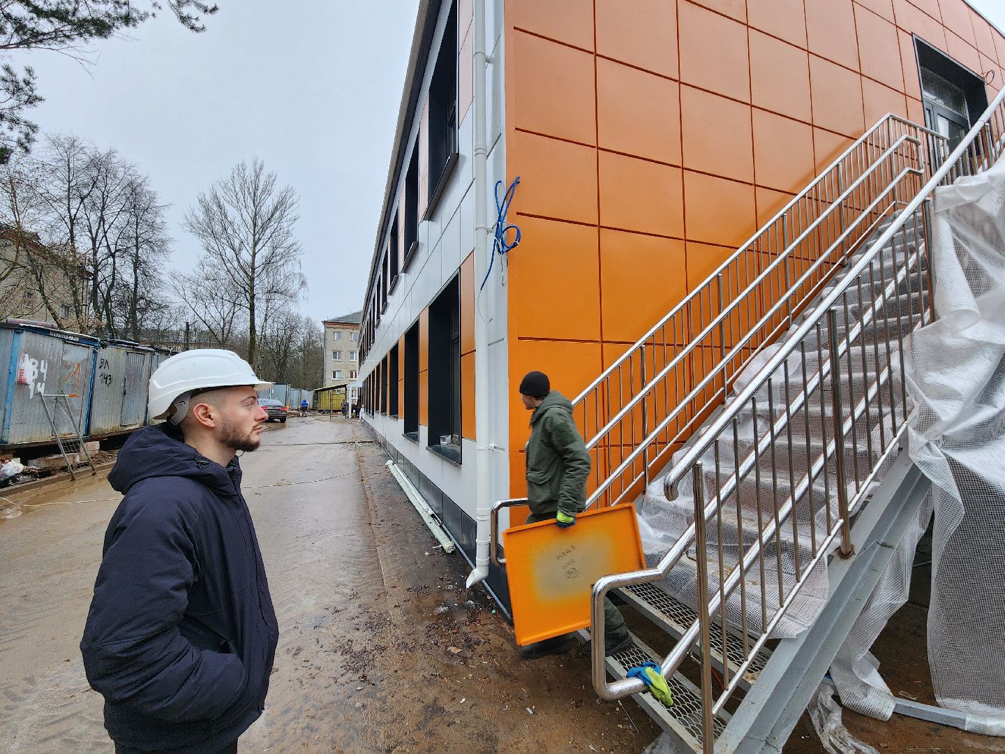 чехов, улица ильича 34а, детсад, дошкольное отделение, лицей 4, капитальный ремонт, реконструкция, капремонт здания, замена кровли, фасадные работы, облицовка, композитные панели, утепление, гидроизоляция,  новые пластиковые окна, обновление входных групп, благоустройство территории, госпрограмма московской области, социальные объекты,