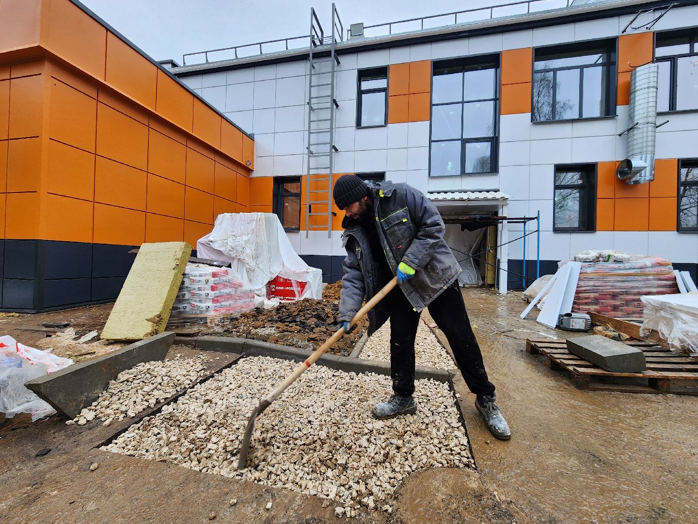 чехов, улица ильича 34а, детсад, дошкольное отделение, лицей 4, капитальный ремонт, реконструкция, капремонт здания, замена кровли, фасадные работы, облицовка, композитные панели, утепление, гидроизоляция,  новые пластиковые окна, обновление входных групп, благоустройство территории, госпрограмма московской области, социальные объекты,