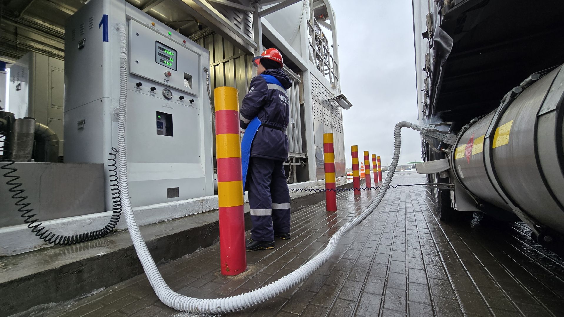 Коломна, КриоАЗС , криогенная газозаправочная станция,