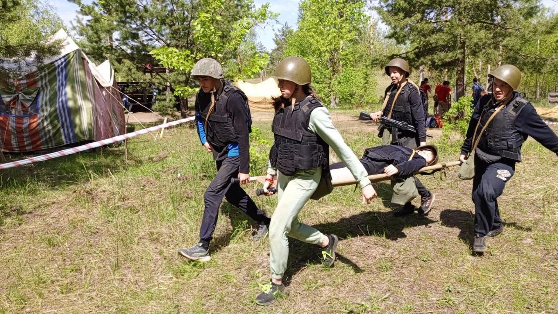 Шатура, Левошево, Мещёрские бродяги, Юнармейские игры.